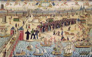 Timmermansleerlingen aan het einde van hun tour, 1826 door French School